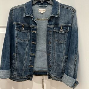 Dark Wash Blue Denim Jacket (S)